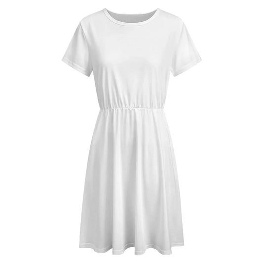 Women’s Short Sleeve Casual Pocket Dress - Nogicle