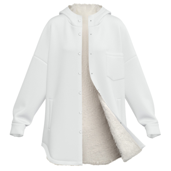 Fleece Lined Hooded Jacket