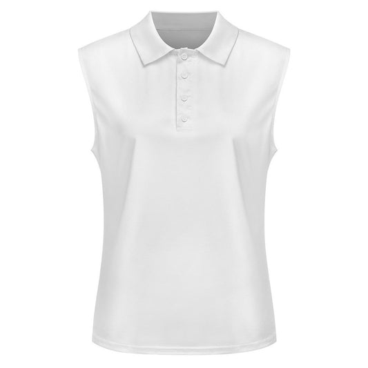 Women’s Sleeveless Polo Tank Top