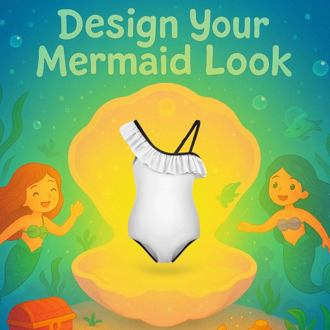 One-Shoulder Ruffle Swimsuit