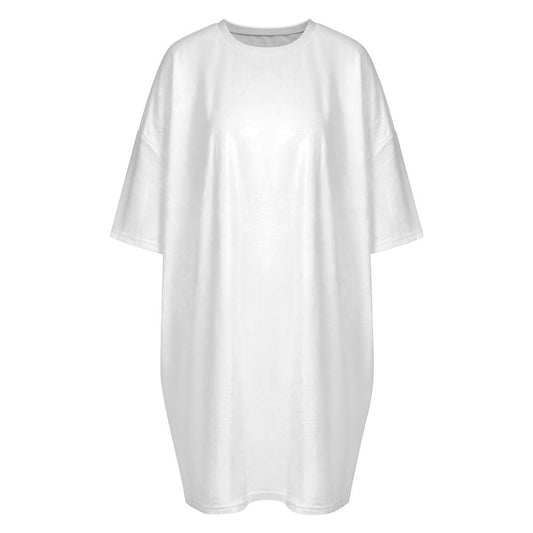Women’s Fleece Oversized T-Shirt Dress