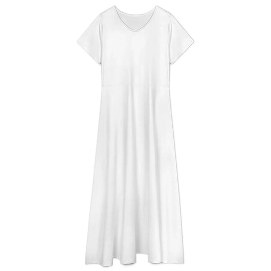 Women’s V-Neck Maxi Dress - Nogicle