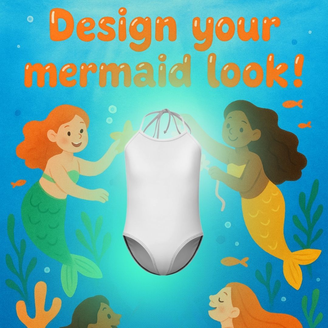 Halter Swimsuit (3–8 Yrs)