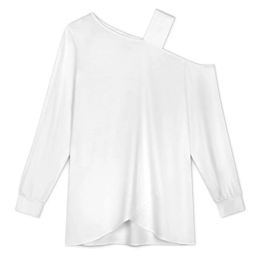 Women’s One Shoulder Long Sleeve Top - Nogicle