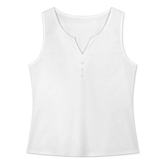 Women’s Button Front Tank Top - Nogicle