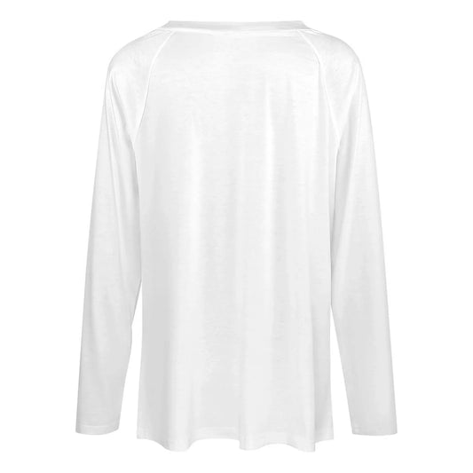 Women's Double Layer V-Neck Long-Sleeve Casual Top - Nogicle