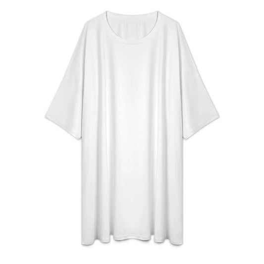 Women’s Oversized Short Sleeve T-Shirt Dress - Nogicle
