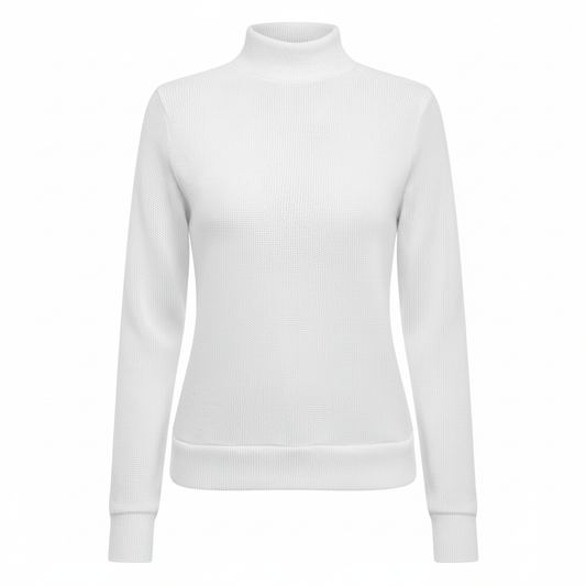 Women’s High-Neck Knit Sweater