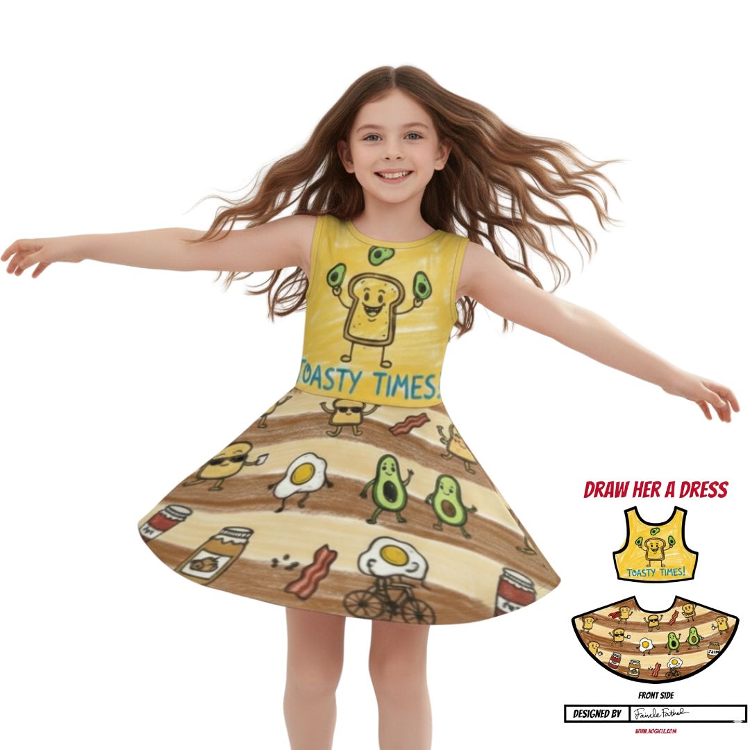 Draw Her a Kid’s Dress