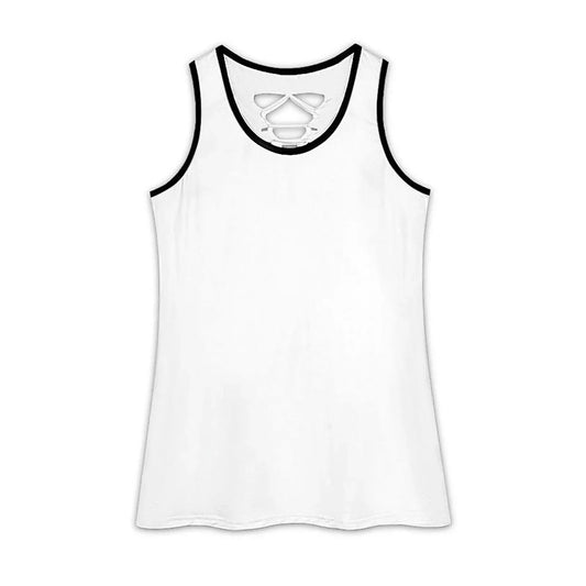 Women’s Lace-Up Back Tank Top - Nogicle
