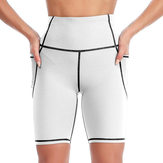 Women’s High-Waisted Yoga Shorts with Pockets