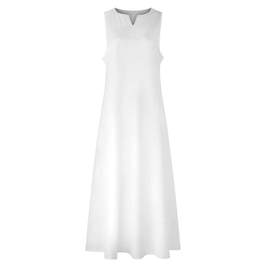 Women's Sleeveless Flowy Maxi Dress