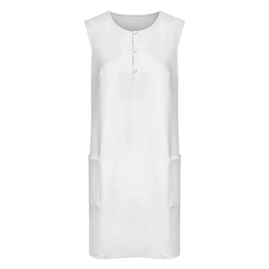 Women’s Sleeveless Pocket Shift Dress - Nogicle