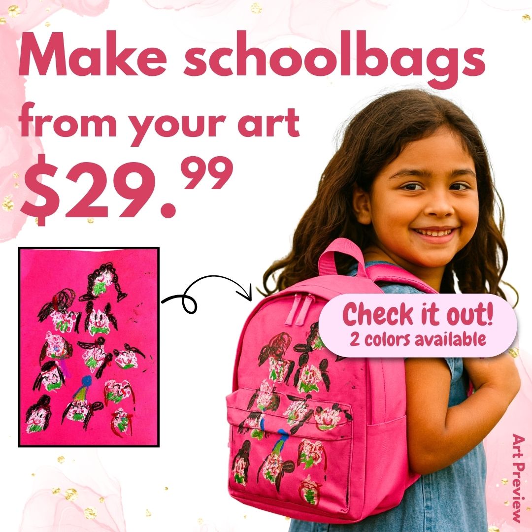 Custom Art Schoolbags