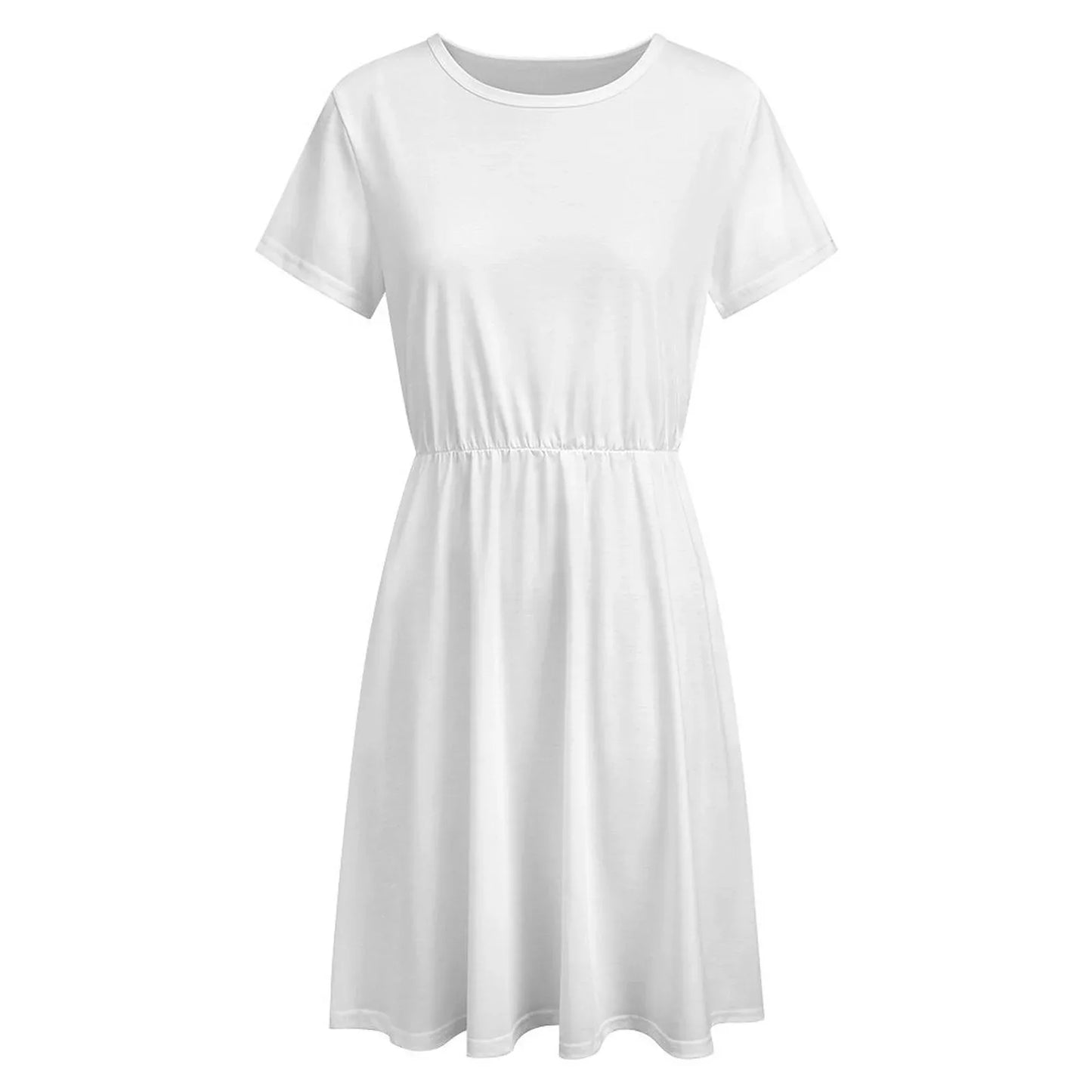 Women’s Short Sleeve Casual Pocket Dress - Nogicle
