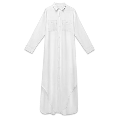 Women’s Long Sleeve Button-Down Shirt Dress
