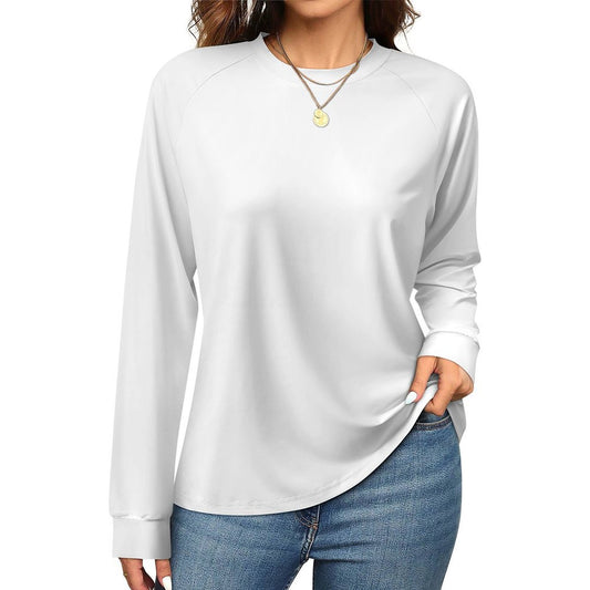 Basic Long-Sleeve Crewneck Top