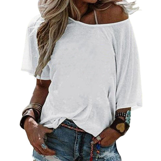 Off-Shoulder Relaxed Tee