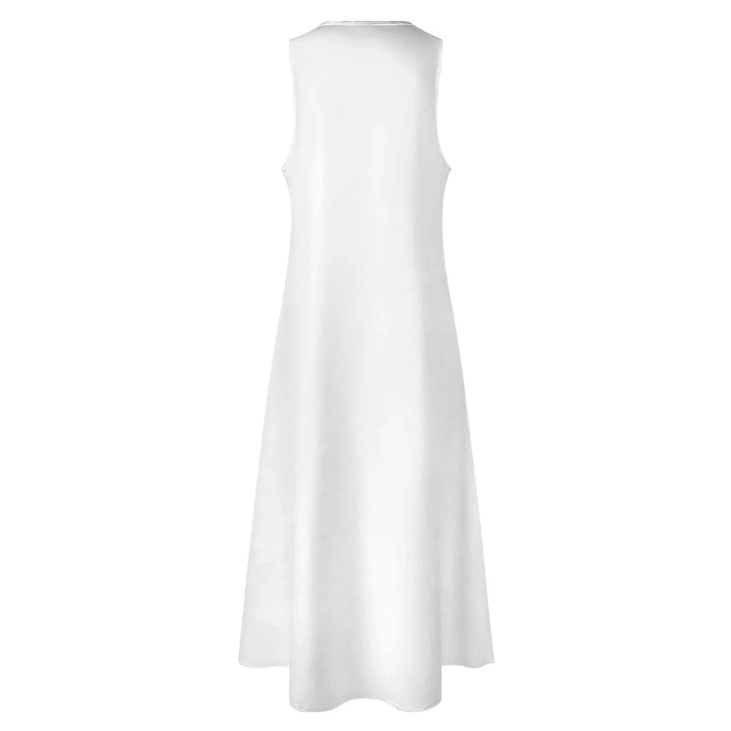 Women's Sleeveless Flowy Maxi Dress - Nogicle