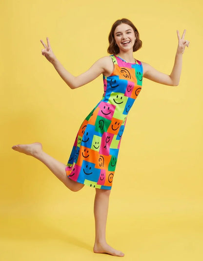 Women’s Sleeveless Tank Dress - Nogicle