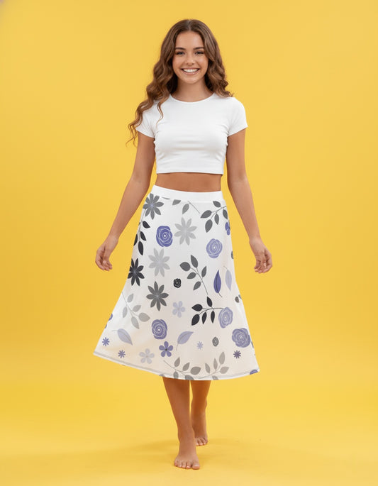 Women’s Flowy Midi Skirt