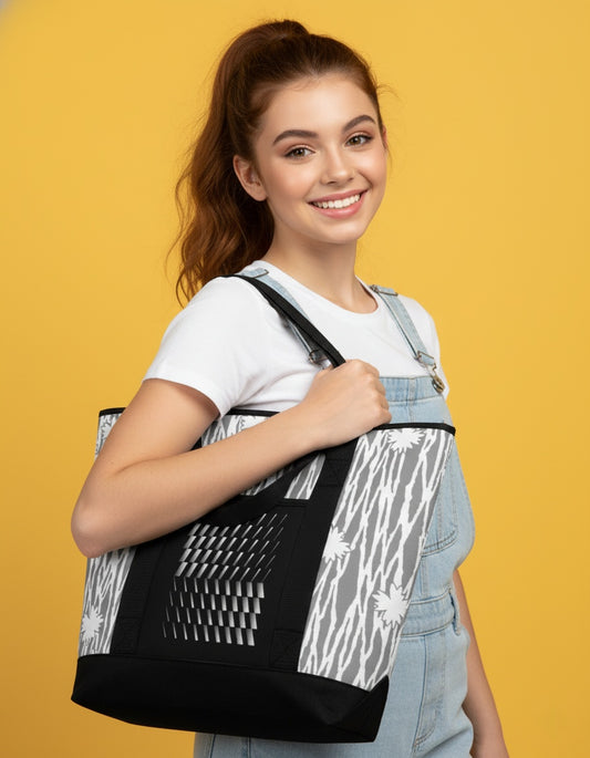 Women's Large Insulated Shopping Tote Bag