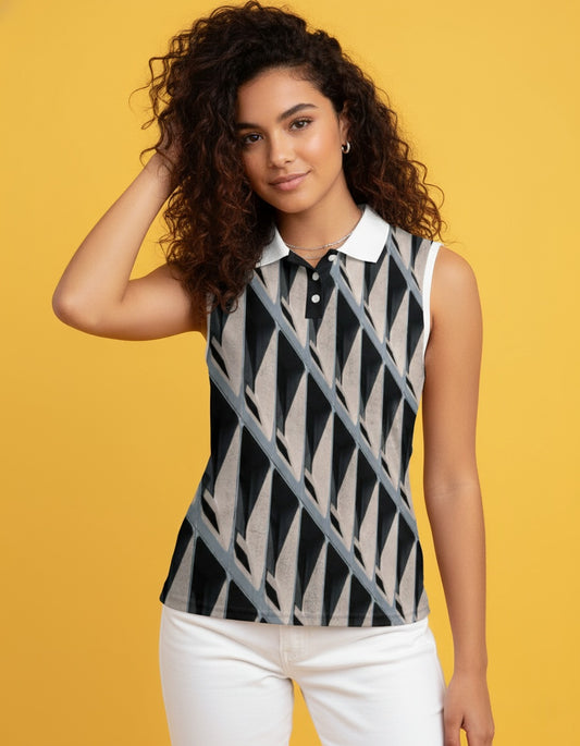 Women’s Sleeveless Polo Shirt