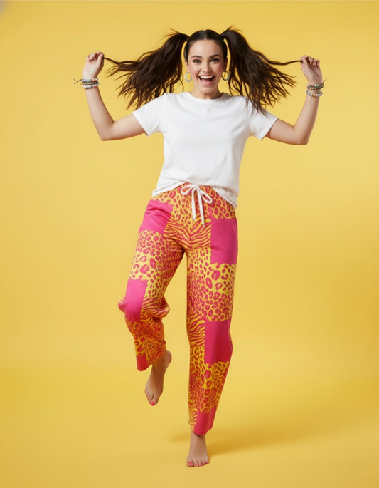 100% Cotton Women’s Wide Leg Lounge Pants