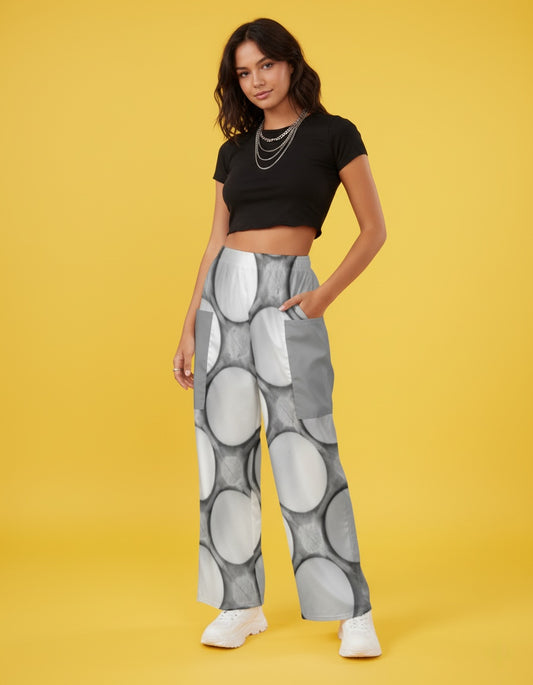 Women’s Wide Leg Casual Pants with Pockets