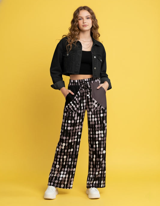 Women’s Wide-Leg Lounge Pants with Pockets