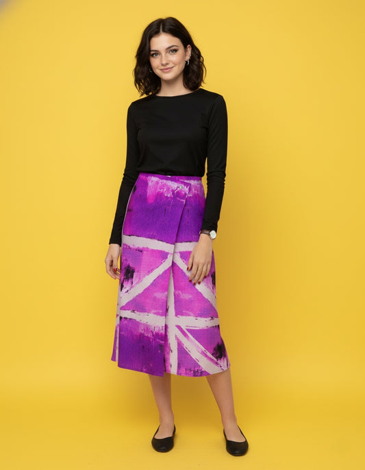 Women’s Wrap Midi Skirt
