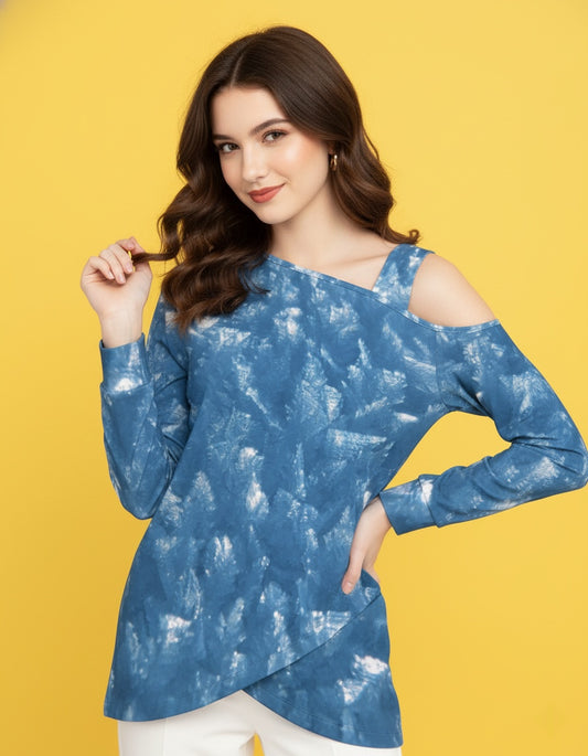 Women’s One Shoulder Long Sleeve Top