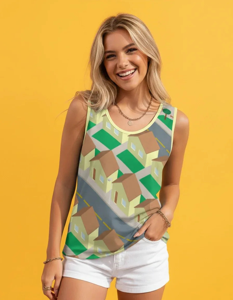 Women’s Ribbed Knit Tank Top - Nogicle