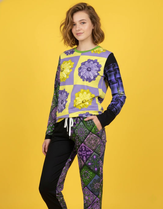 Women’s Long Sleeve Top and Pants Set