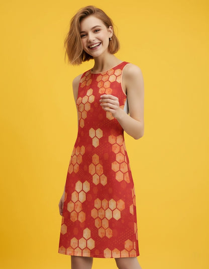 Women’s Sleeveless Shift Dress