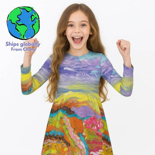 Girls’ Long Sleeve Dress