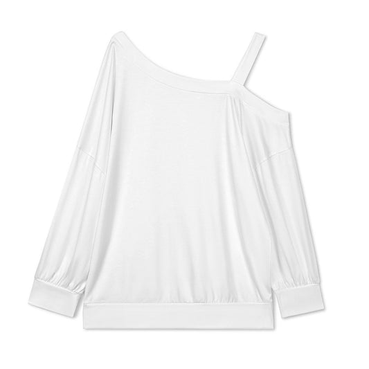 Women’s One Shoulder Pullover Sweatshirt