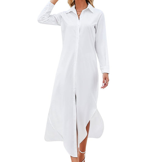 Button-Down Shirt Maxi Dress