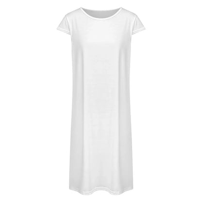 Women’s Short Sleeve A-Line Pocket Dress - Nogicle