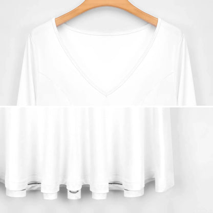 Women’s Plus Size Flowy V-Neck Dress - Nogicle