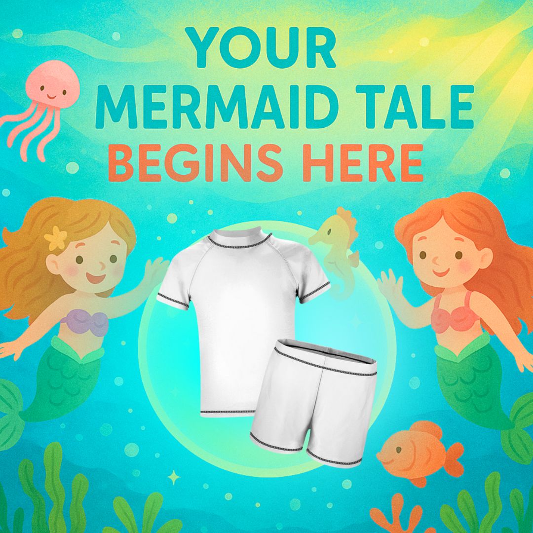 Swim Shirt and Shorts Set
