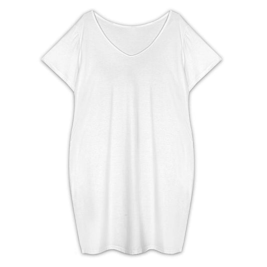 Women’s Casual V-Neck Midi Dress