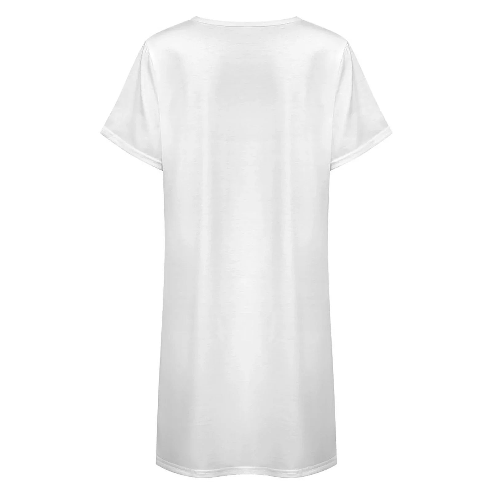 Women’s Loose Fit Short Sleeve Sleep Dress - Nogicle