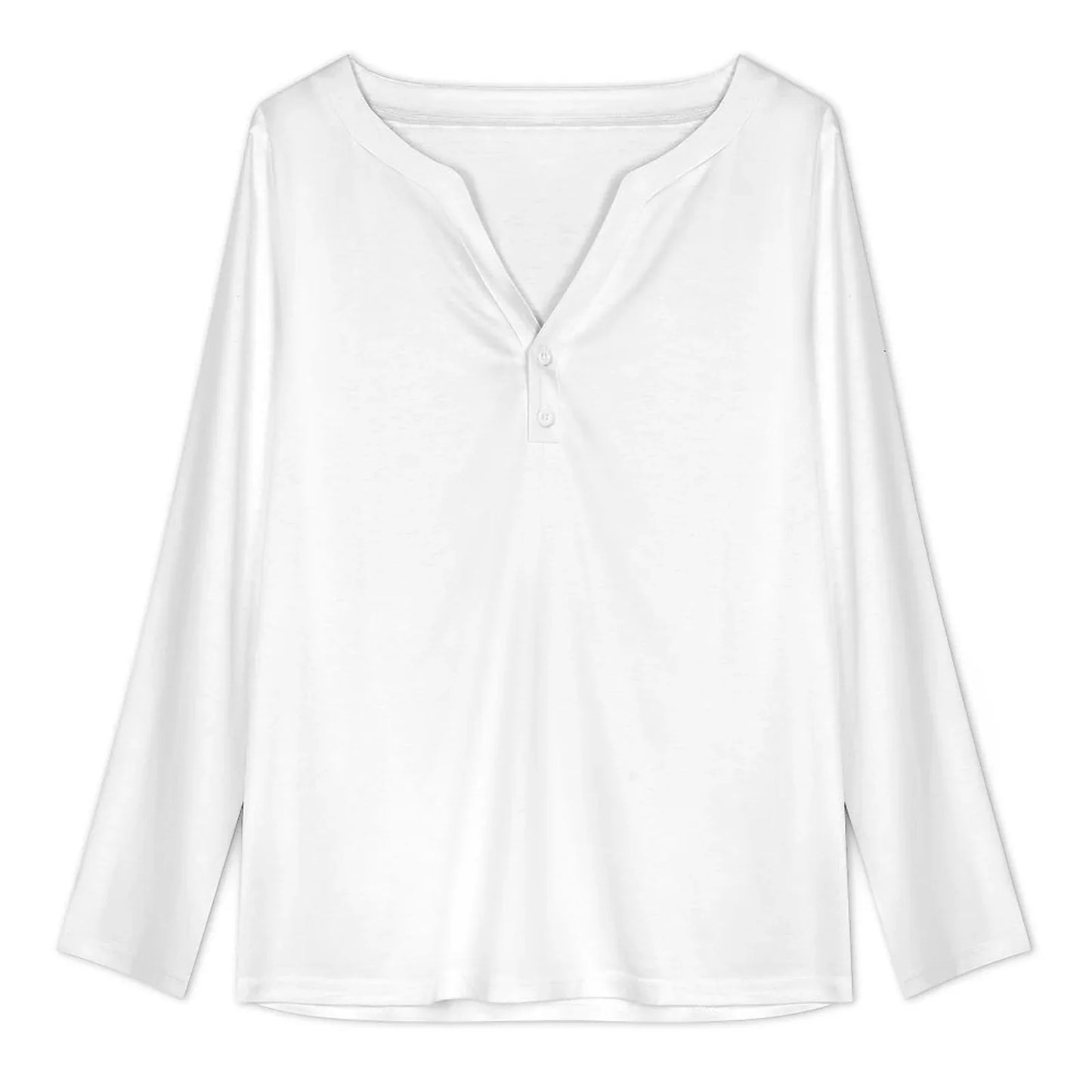 Women’s V-Neck Long Sleeve Top - Nogicle