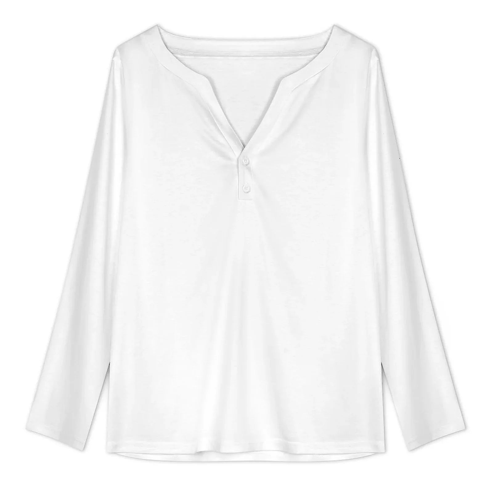 Women’s V-Neck Long Sleeve Top - Nogicle