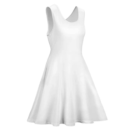 Women’s Sleeveless Flared Dress - Nogicle