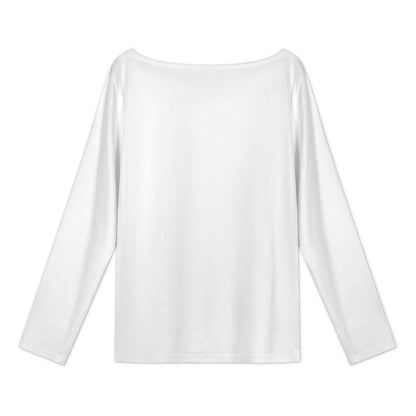 Women’s Asymmetrical Neck Long Sleeve Top