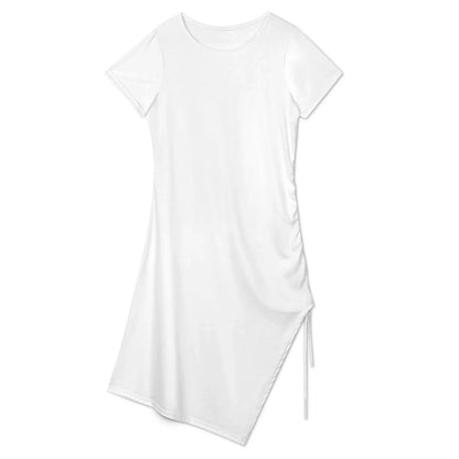 Women’s Side Split Asymmetrical Dress - Nogicle