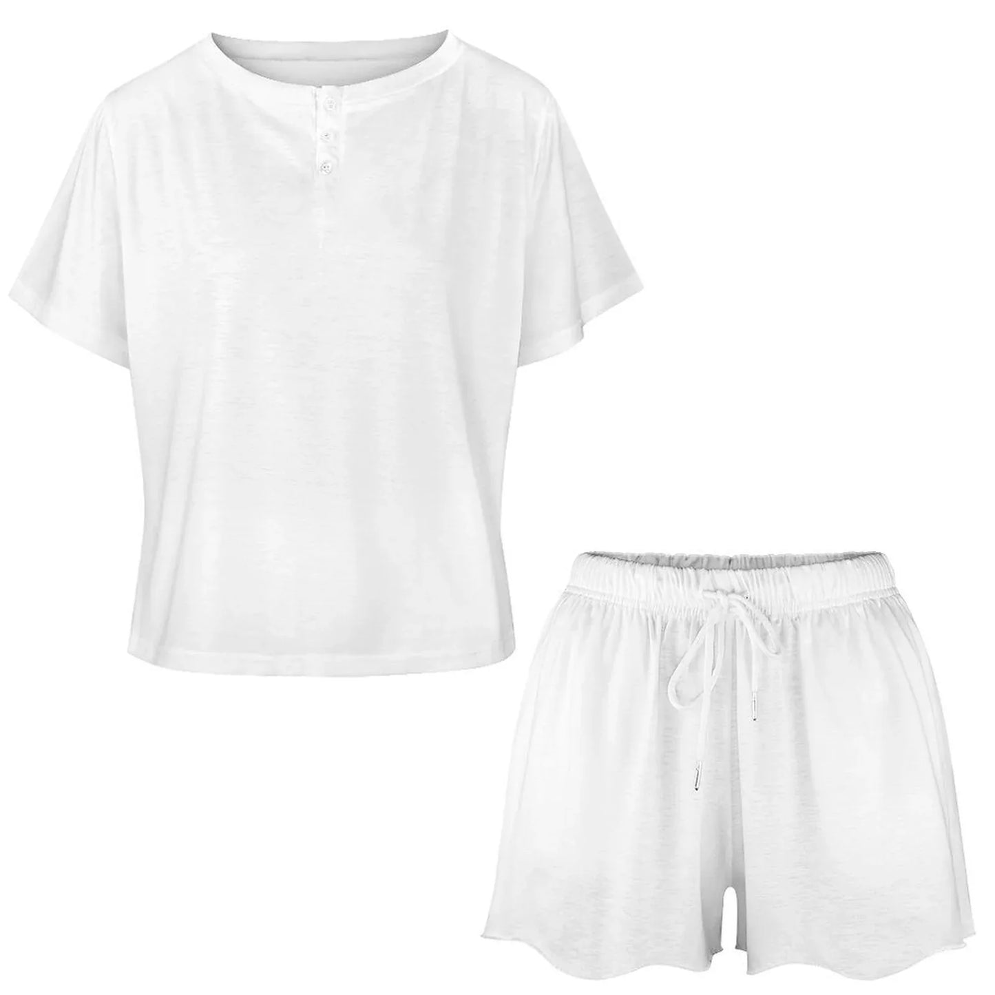 Women’s Short Sleeve Loungewear Set - Nogicle