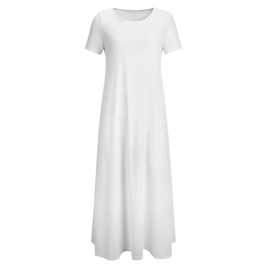 Women’s Short Sleeve Long Dress